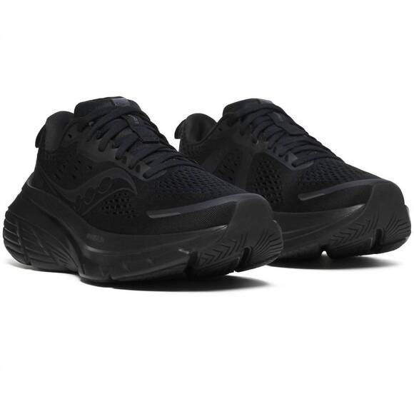 NEW SAUCONY women's guide 18 shoes in triple black